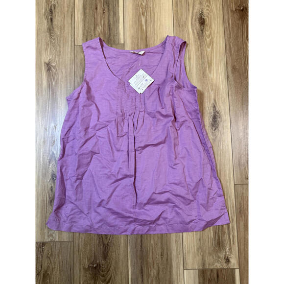 Tops - NWT! Marketplace India Handmade Women's Sleeveless Purple Top Size Medium